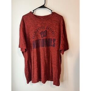 Washington Nationals Red Tshirt Baseball‎ Genuine Merchandise Mens XL